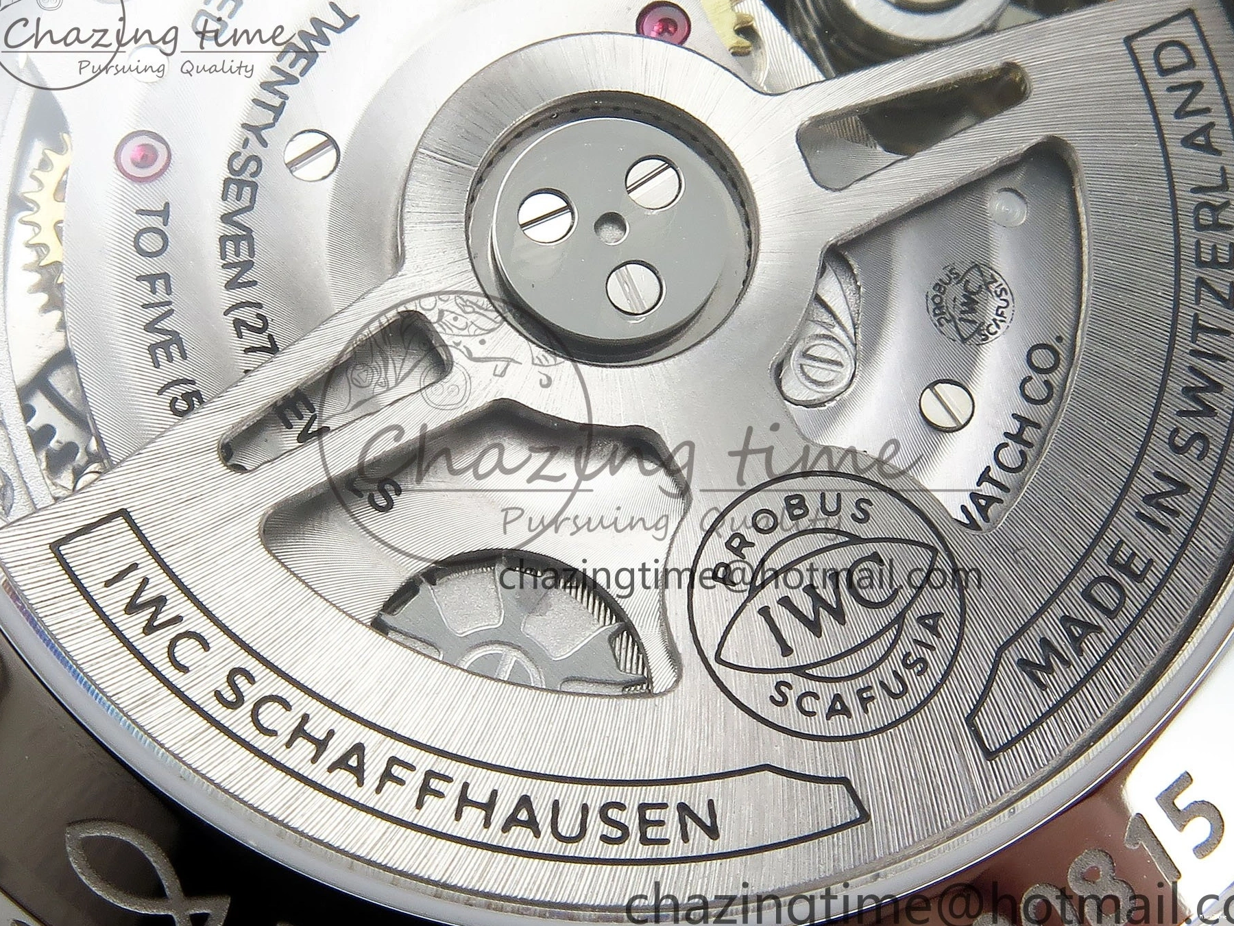 MIROTIME 0422 Casual Portuguese Chrono IW3716 Z+F 1:1 Best Edition White Dial on Blue Rubber Strap A 7016